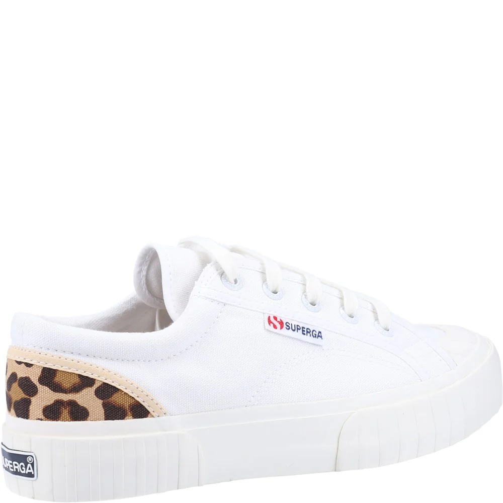 Superga 2630 Stripe Pad Leopard Trainers - Image 2