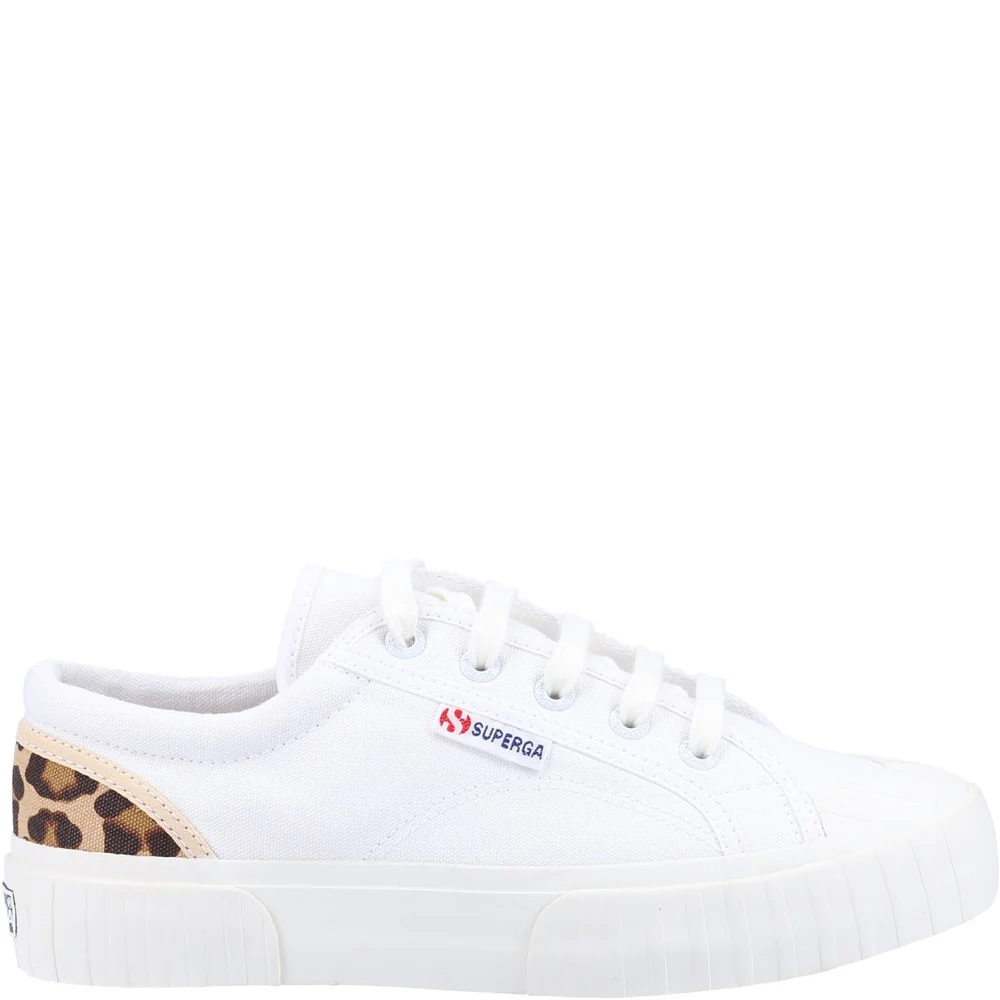 Superga 2630 Stripe Pad Leopard Trainers - Image 4