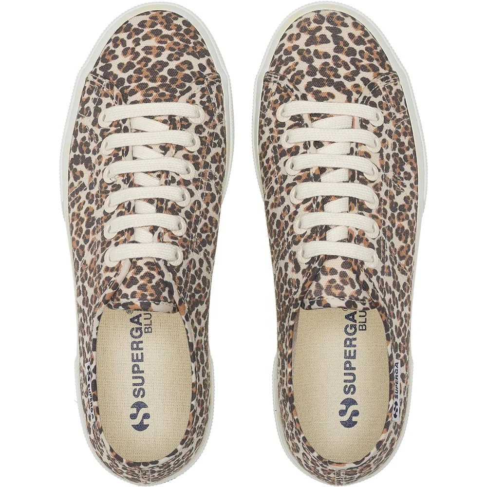 Superga 2740 Leopard Print Trainer - Image 4