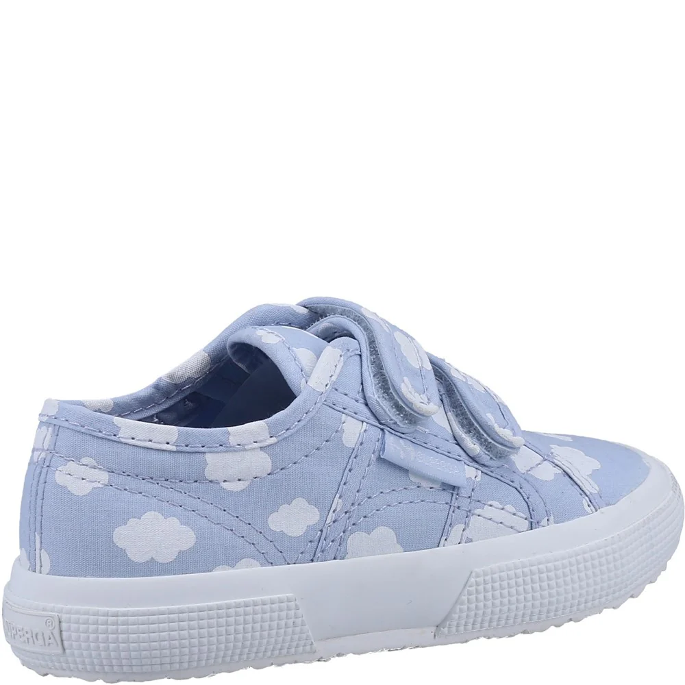 Superga 2750 Kids Straps Cloud Print Trainer - Image 2