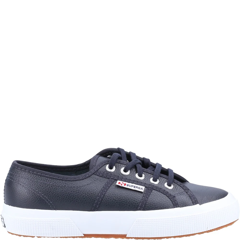 Superga 2750 Tumbled Leather Shoe - Image 4