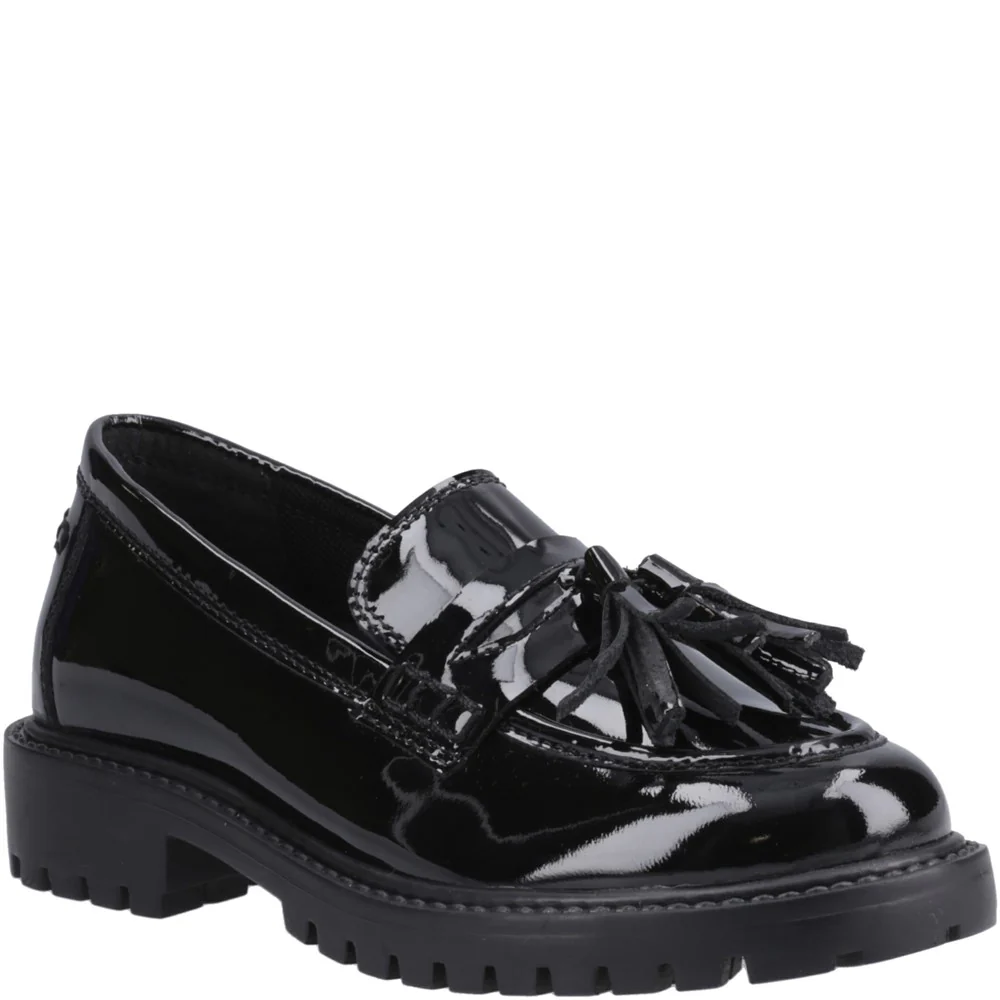 Hush Puppies Abigail Patent Senior School Shoes