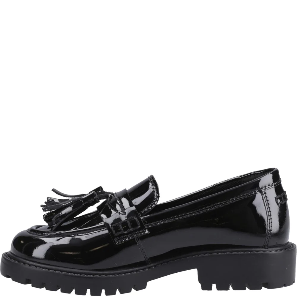 Hush Puppies Abigail Patent Senior School Shoes - Image 4