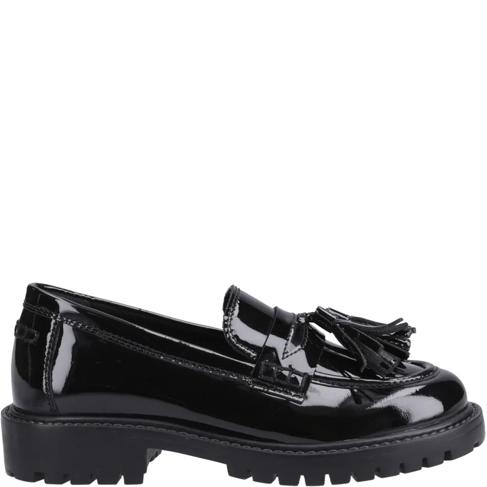 Hush Puppies Abigail Patent Senior School Shoes - Image 5