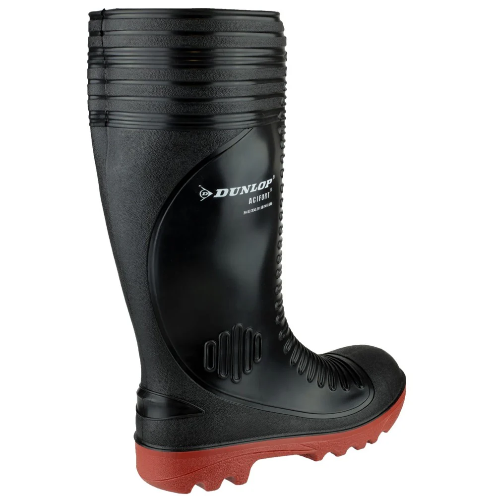Dunlop Acifort Ribbed Full Safety Wellington - Image 2