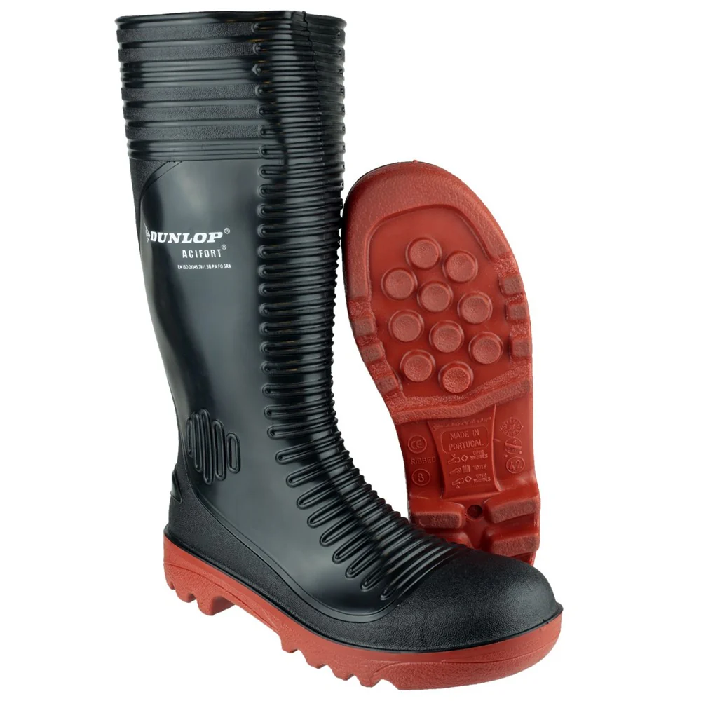 Dunlop Acifort Ribbed Full Safety Wellington - Image 3