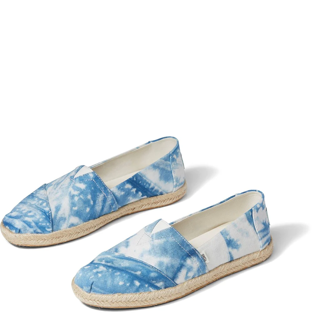 TOMS Alpargata Rope Dyed Indigo Tie Dye - Image 3
