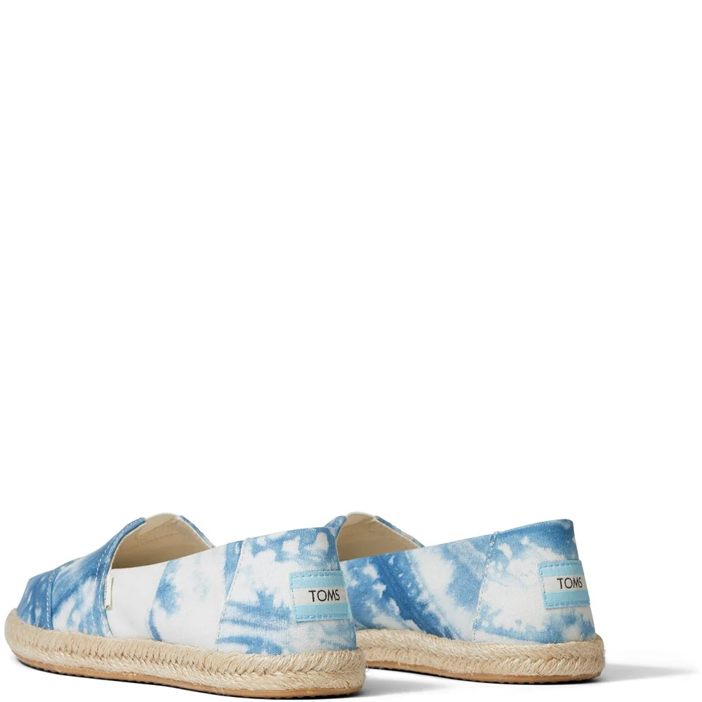TOMS Alpargata Rope Dyed Indigo Tie Dye - Image 4