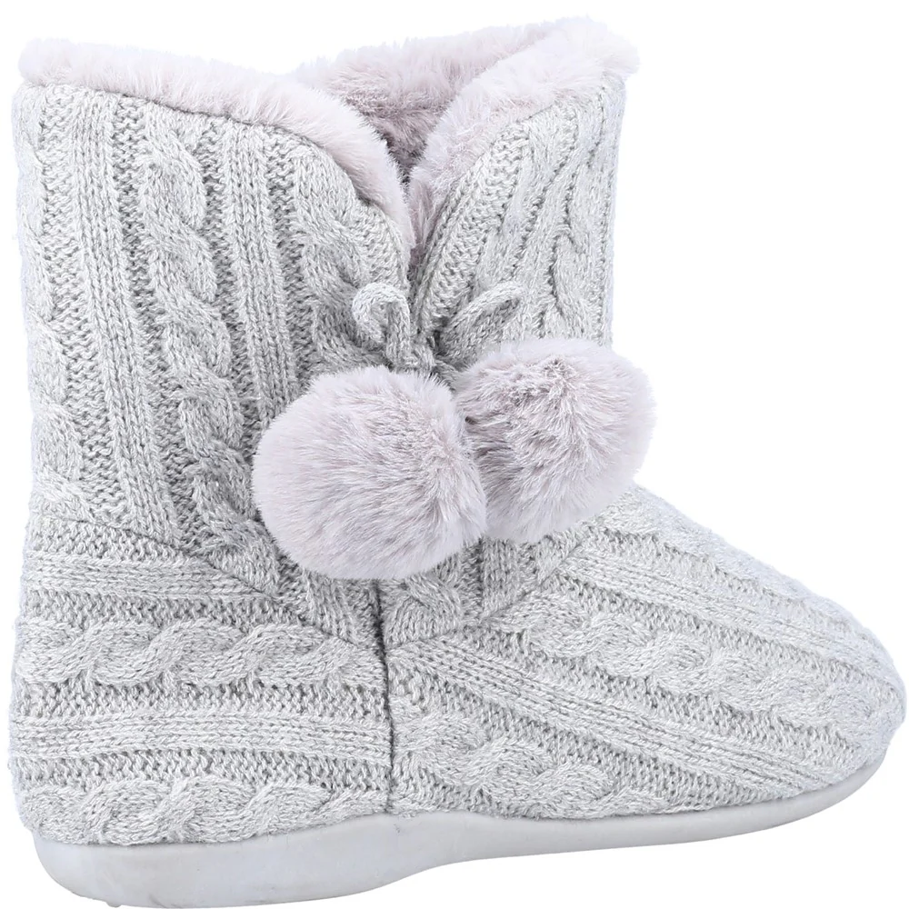 Fleet & Foster Apple Knitted Bootie Slipper - Image 2
