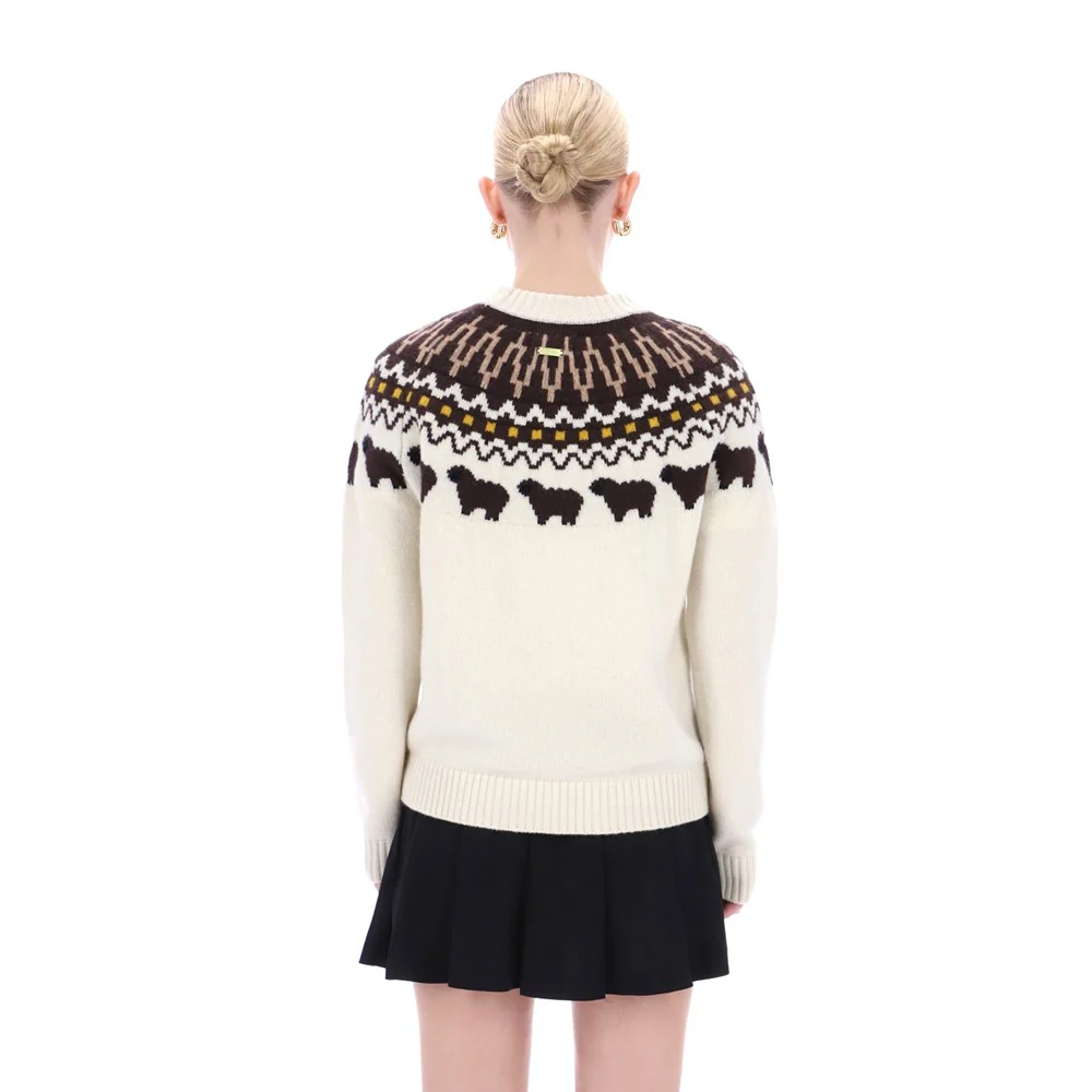 Hunter Ashie Crew Fair Isle Knit - Image 2