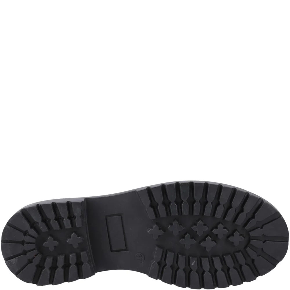 Hush Puppies Aubrey Lace Up Patent Senior School Shoes - Image 3