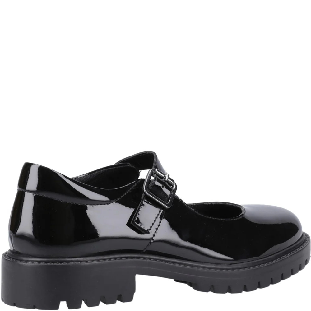 Hush Puppies Aurora Patent Junior School Shoes - Image 2