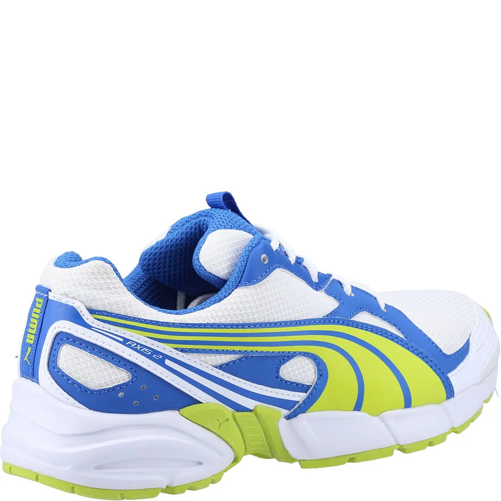 Puma Axis Mesh V2 Lace Up Boys Trainers - Image 2