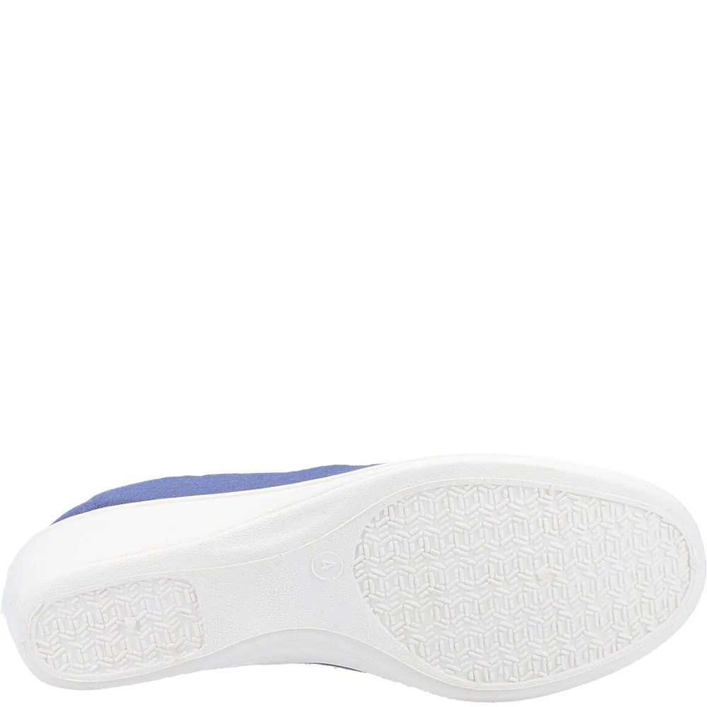 Mirak Bessie Twin Gusset Canvas Slip On Shoe - Image 3