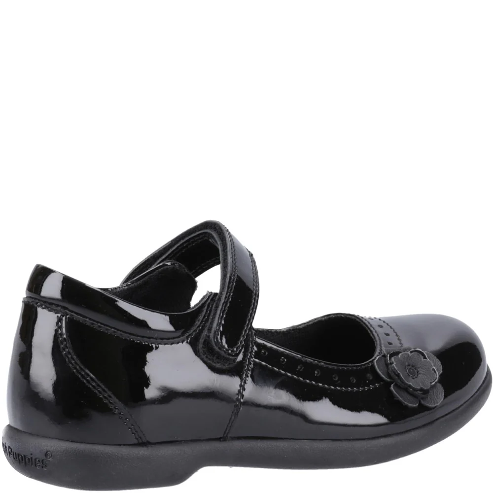 Hush Puppies Bethany Patent Senior School Shoes - Image 2
