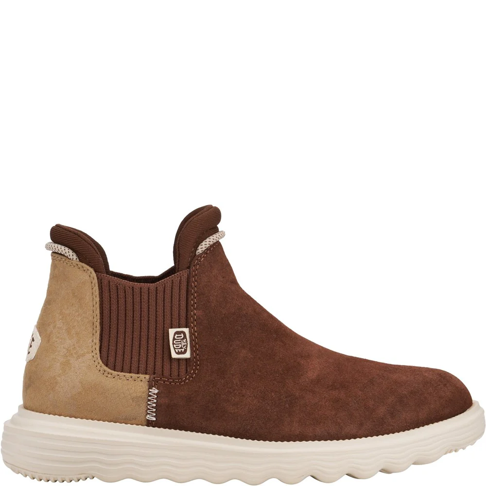 HEYDUDE Branson Suede Novelty Ankle Boots - Image 5