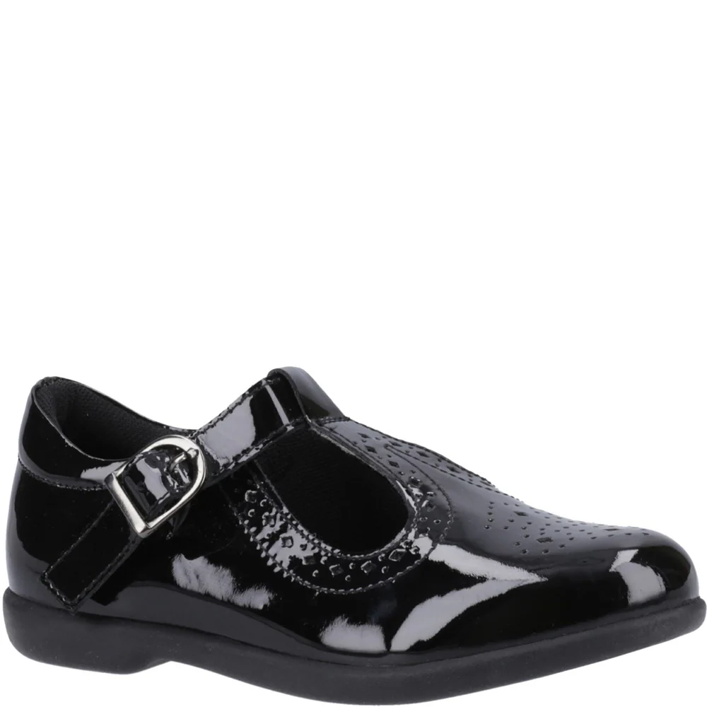 Hush Puppies Britney Patent Senior School Shoes