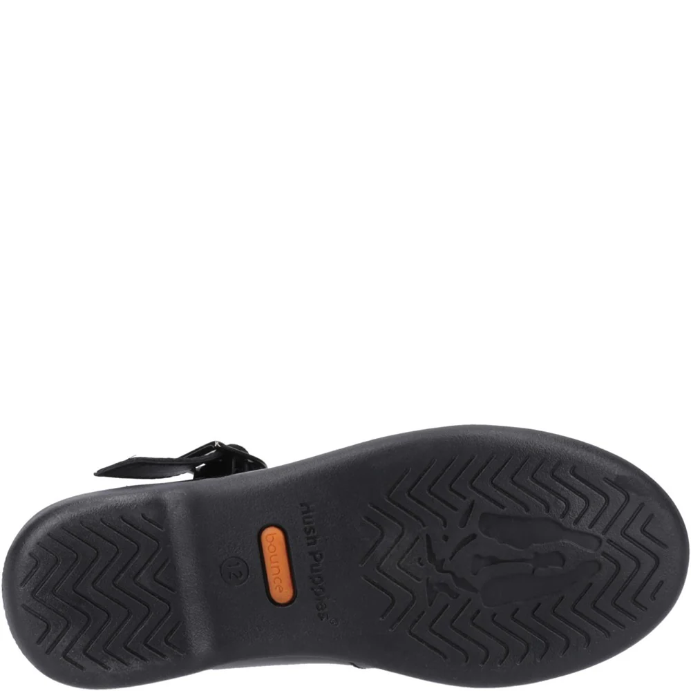 Hush Puppies Britney Patent Senior School Shoes - Image 3