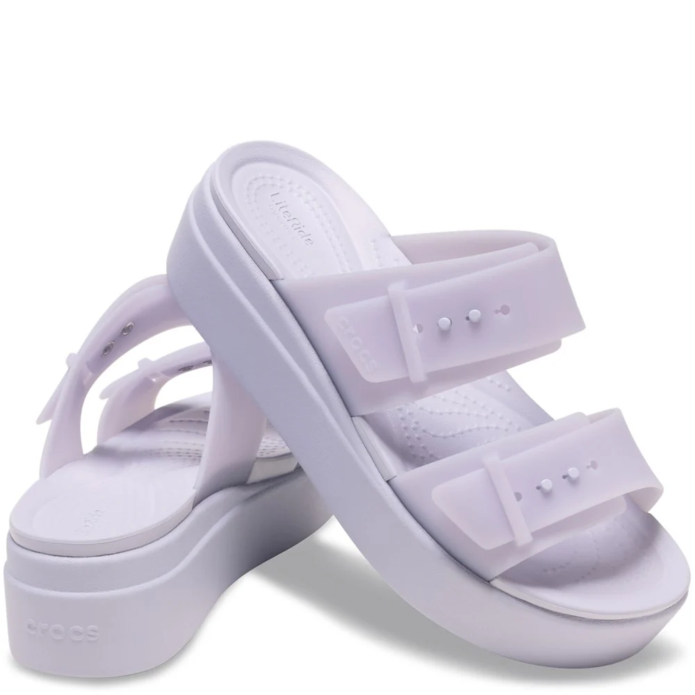 Crocs Brooklyn Buckle Low Wedge - Image 3