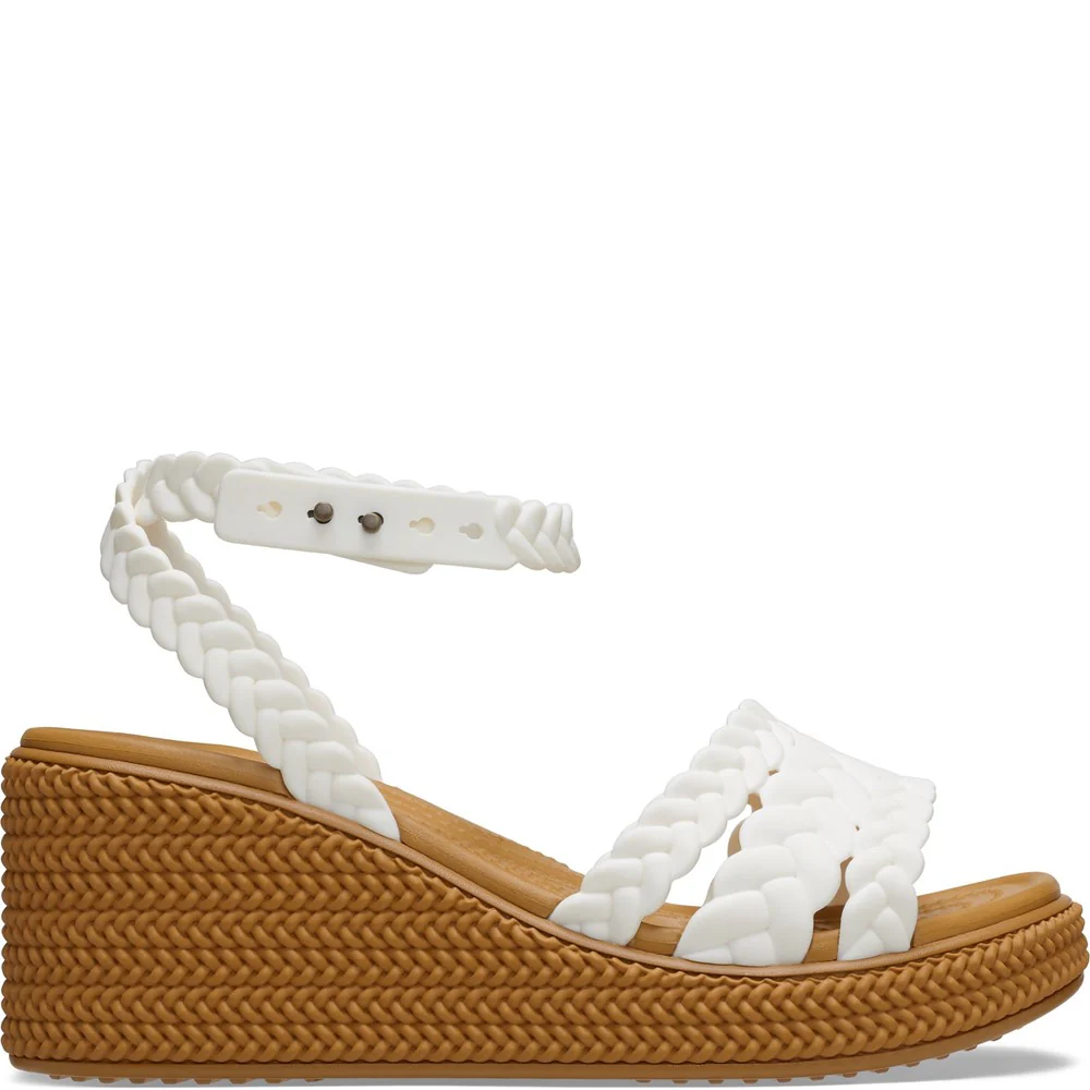 Crocs Brooklyn Woven Ankle Strap Wedge - Image 5