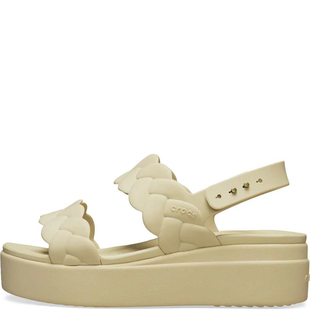 Crocs Brooklyn Woven Low Wedge - Image 6