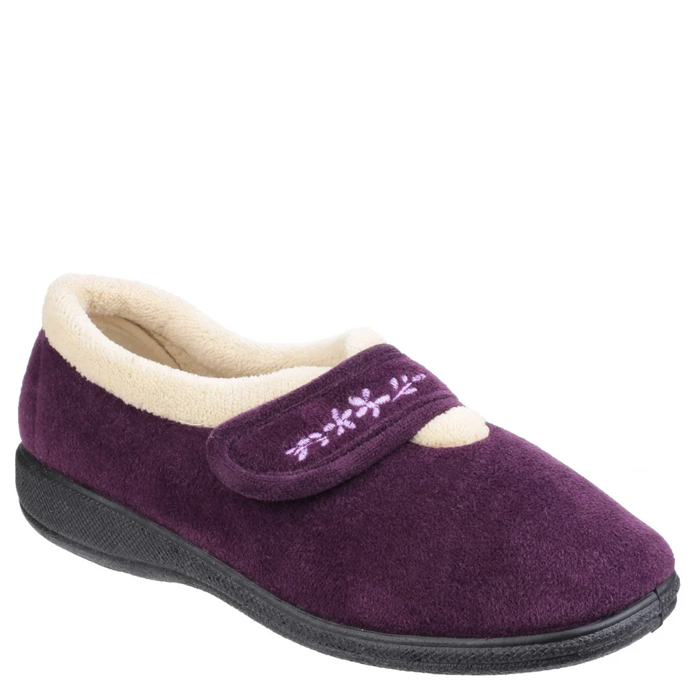 Fleet & Foster Capa Touch Fastening Memory Foam Slipper