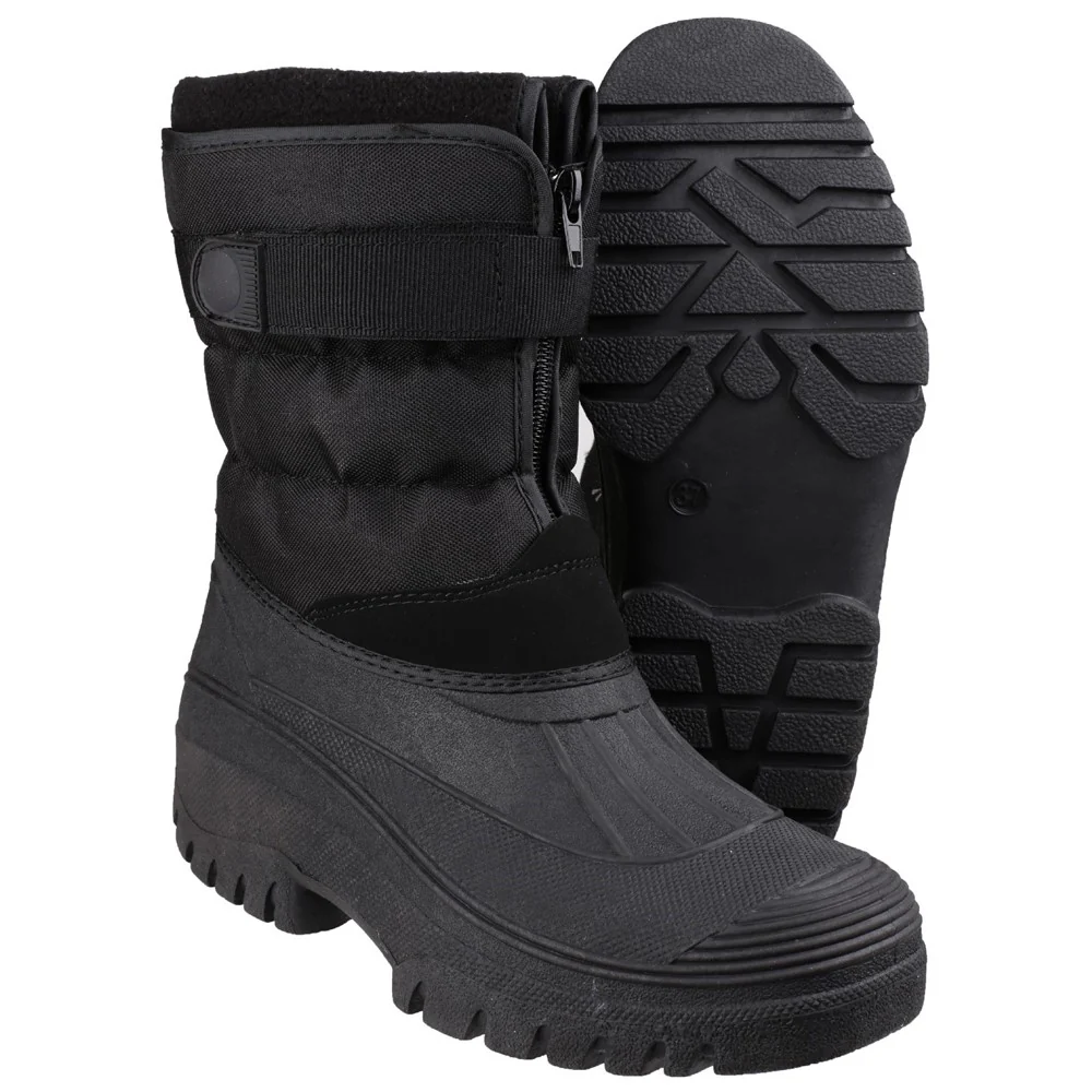 Cotswold Chase Touch Fastening and Zip up Winter Boot - Image 3