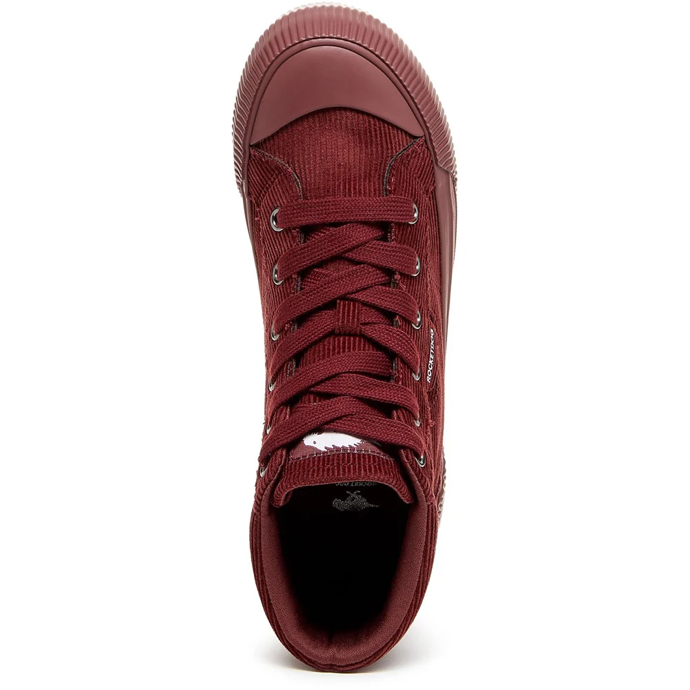 Rocket Dog Cheery Corduroy High-top Trainers - Image 4