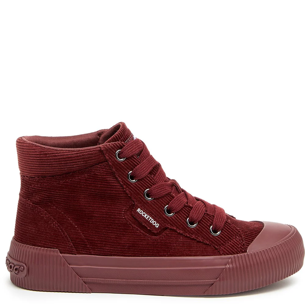 Rocket Dog Cheery Corduroy High-top Trainers - Image 6