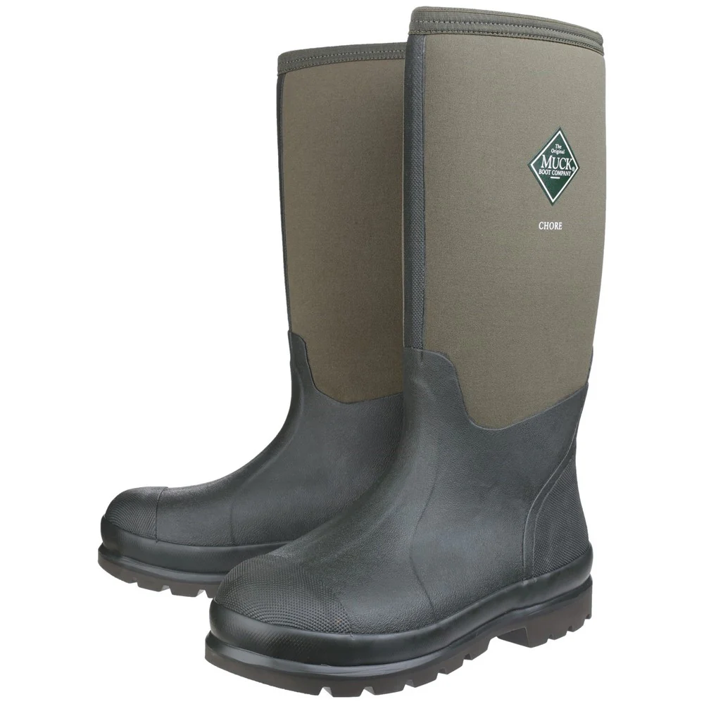 Muck Boots Chore Classic Hi Patterned Wellington - Image 7