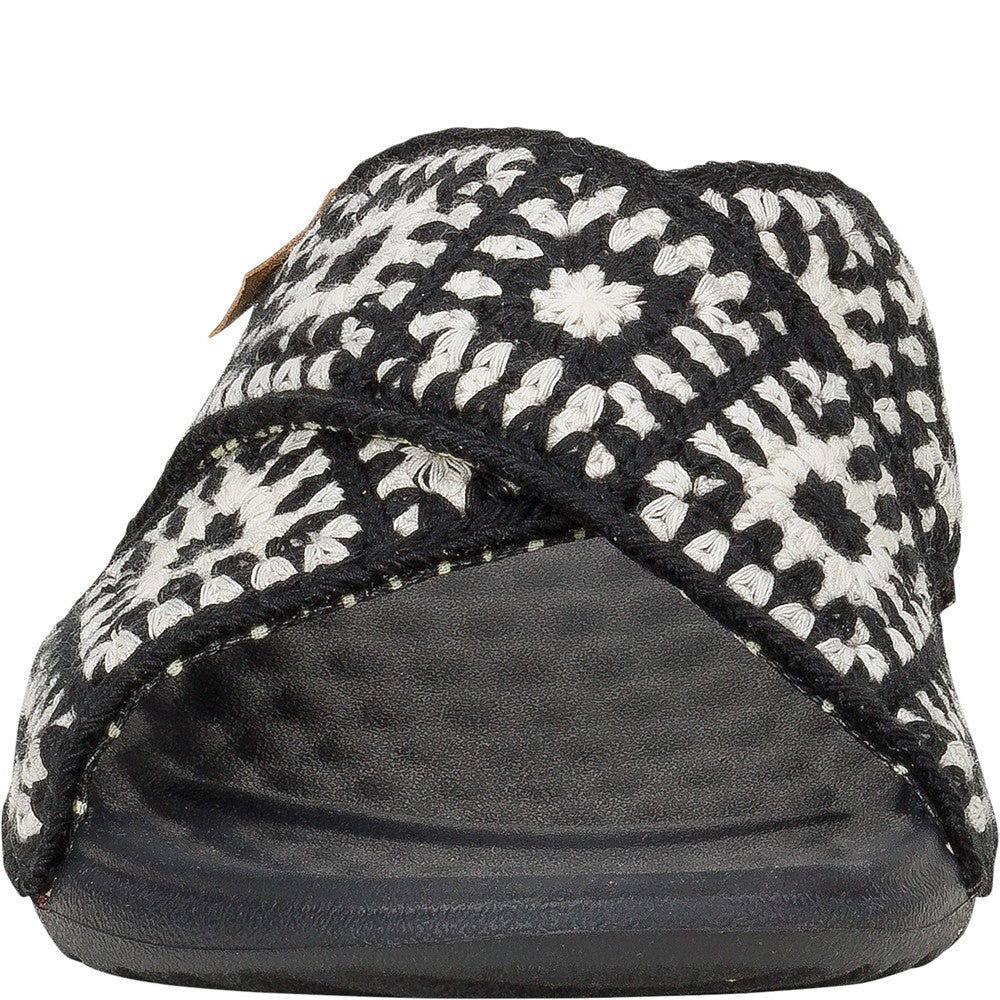 HEYDUDE Christi Slide Cottage Crochet Mule - Image 3