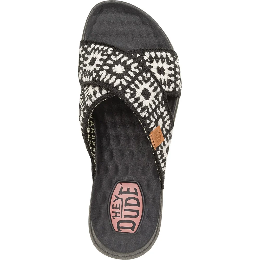 HEYDUDE Christi Slide Cottage Crochet Mule - Image 4