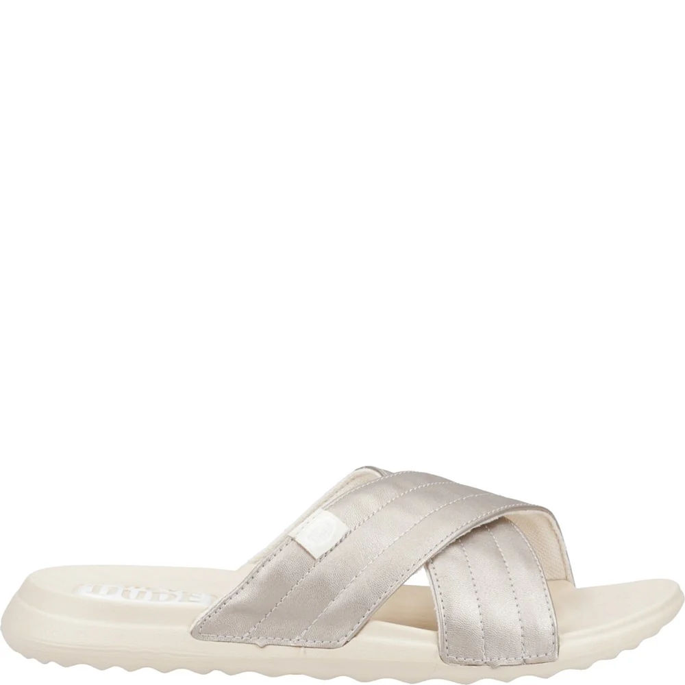 HEYDUDE Christi Slide Distressed Sandal - Image 4