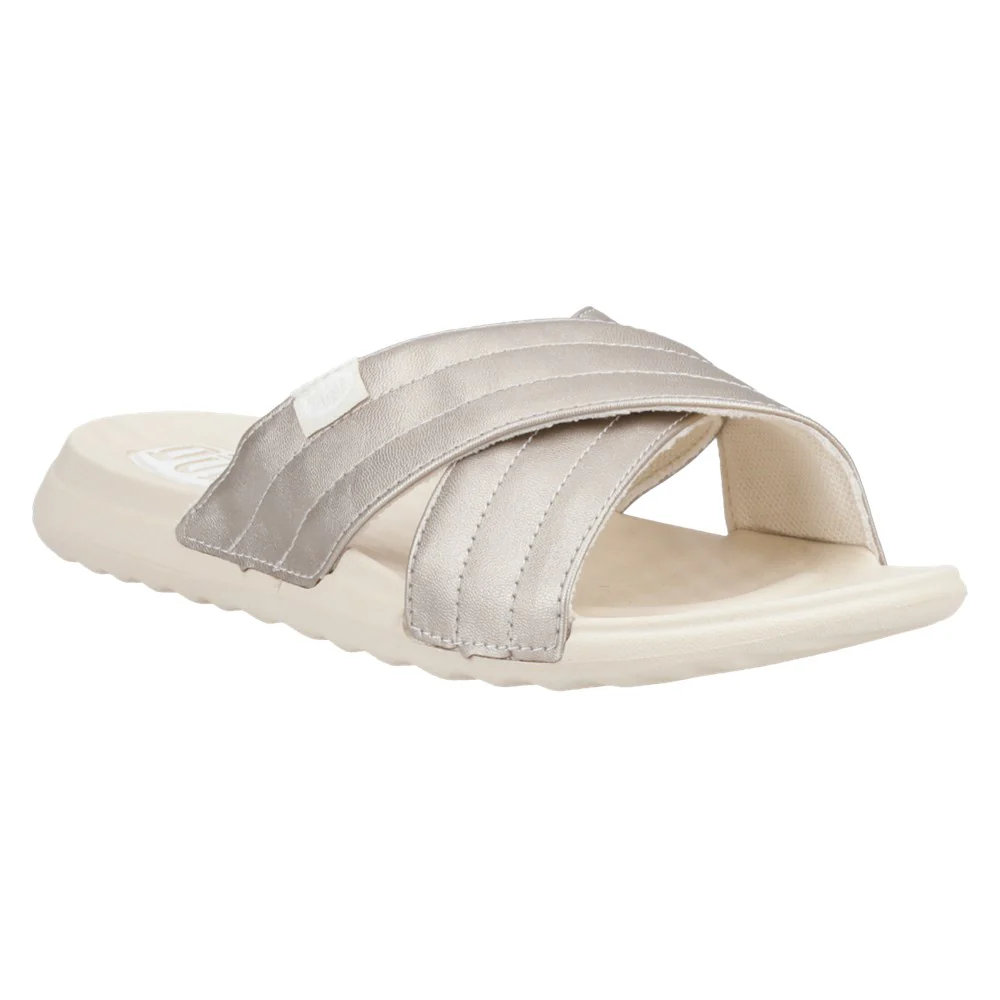 HEYDUDE Christi Slide Distressed Sandal - Image 8