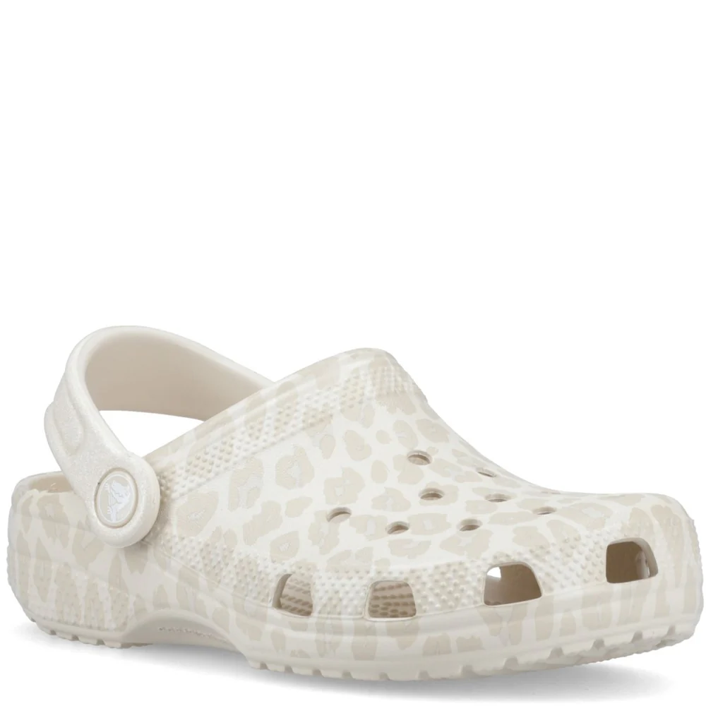 Crocs Kids Classic Animal Glitter Clogs