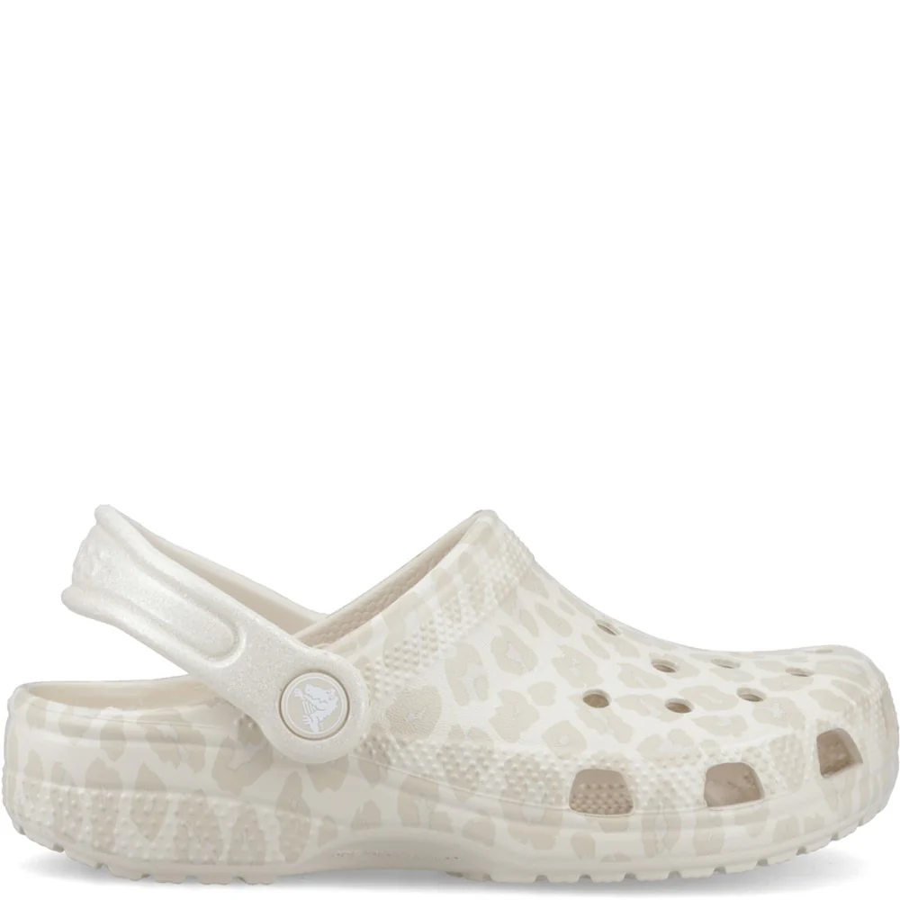 Crocs Kids Classic Animal Glitter Clogs - Image 5
