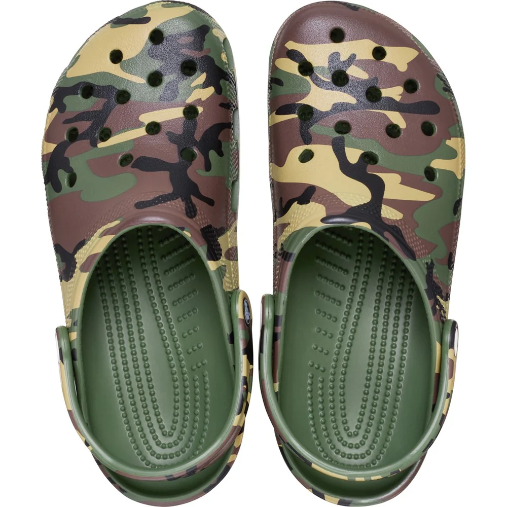 Crocs Unisex Classic Camouflage Clogs - Image 5