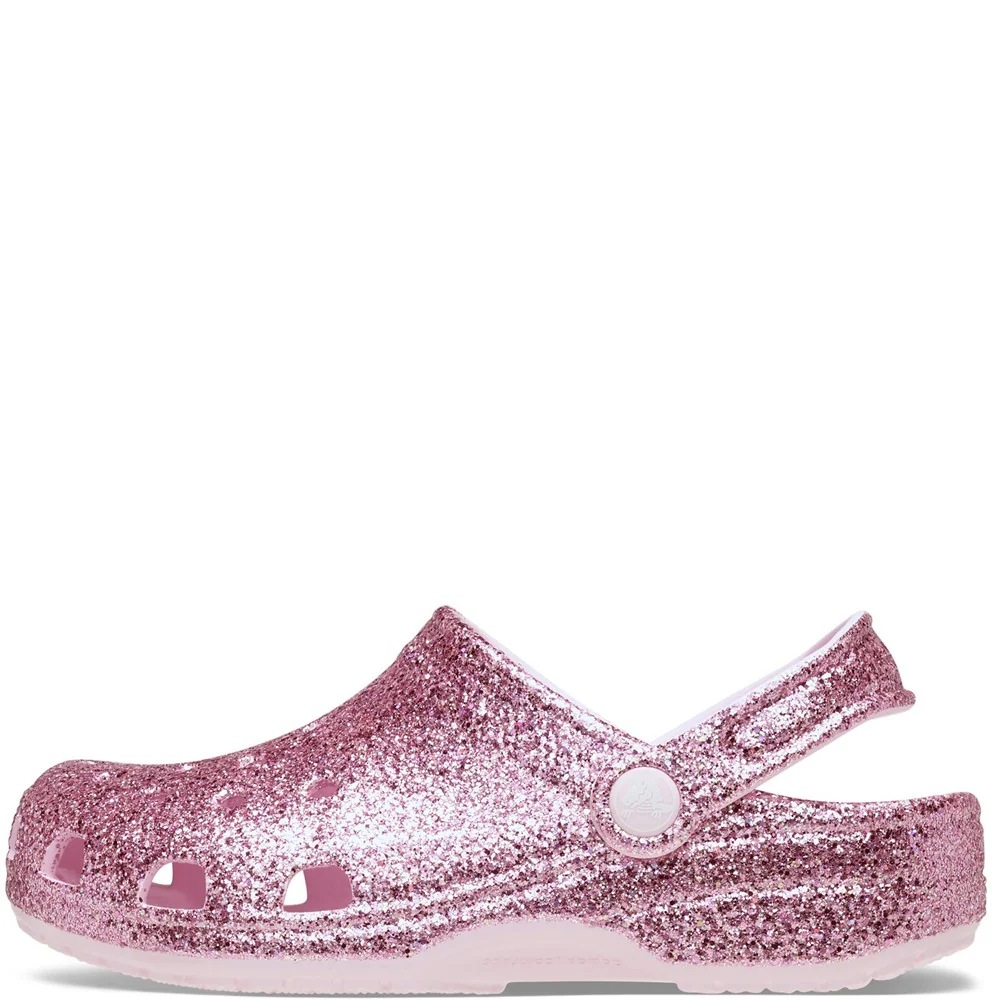 Crocs Kids Classic Chunky Glitter Clogs - Image 6