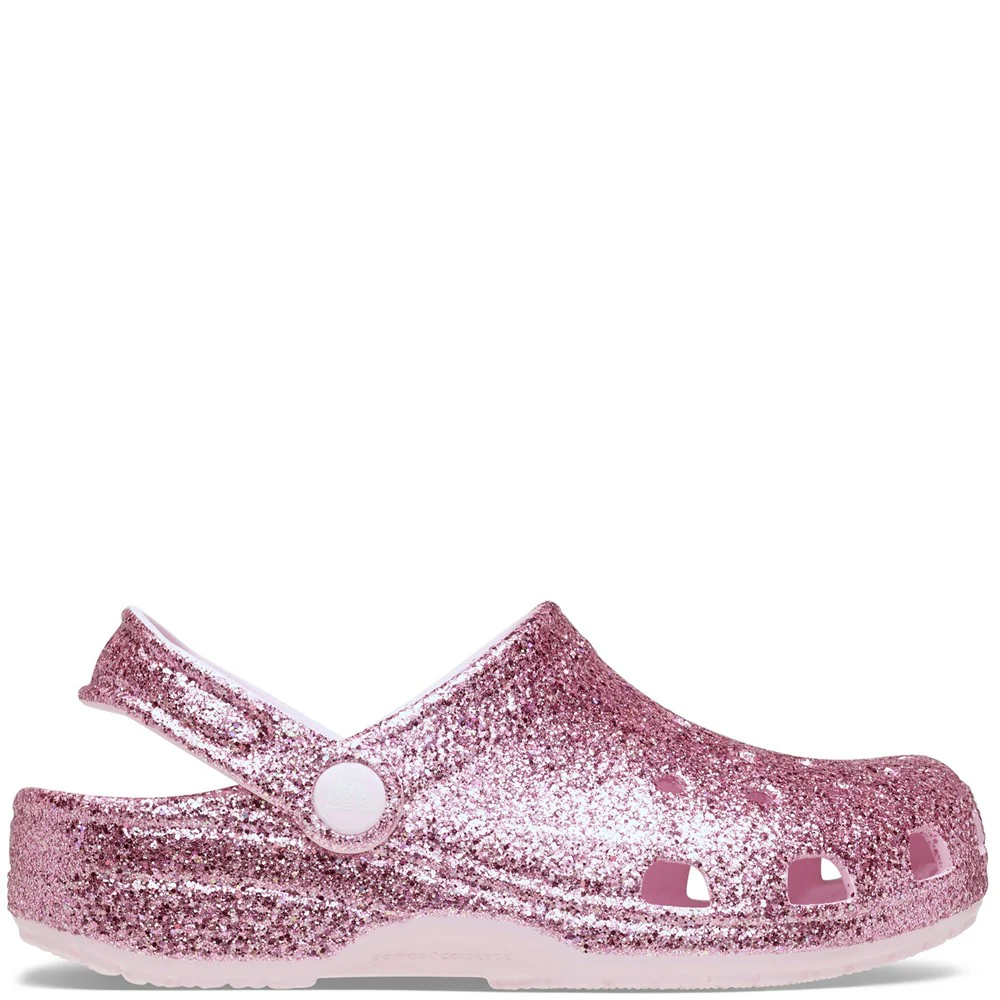 Crocs Kids Classic Chunky Glitter Clogs - Image 7