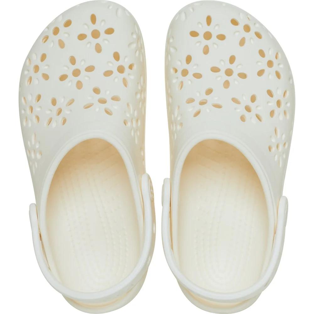 Crocs Toddler Classic Floral Cut Out Clog - Image 5