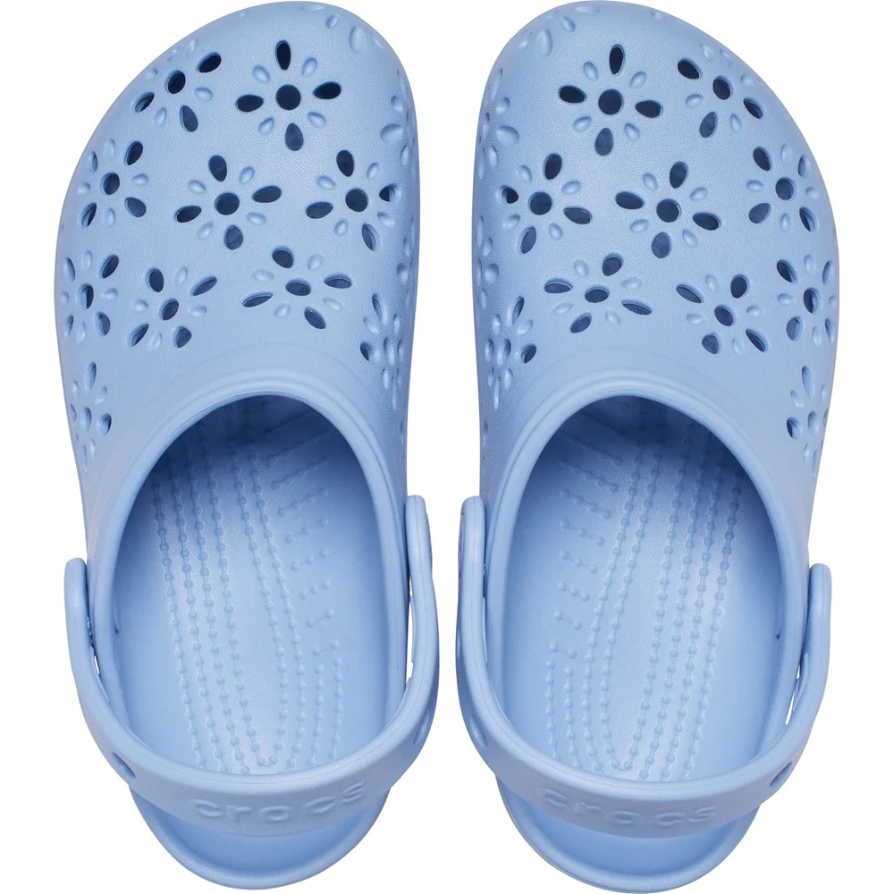 Crocs Toddler Classic Floral Cut Out Clog - Image 5