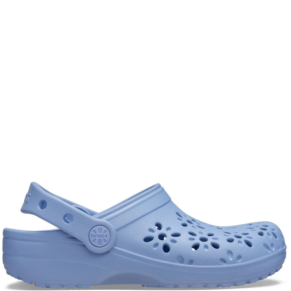 Crocs Toddler Classic Floral Cut Out Clog - Image 6