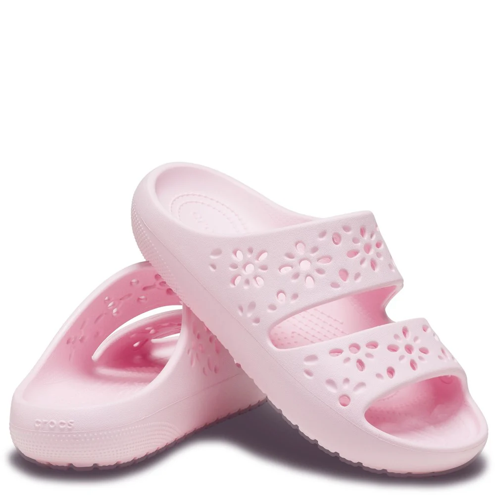 Crocs Unisex Classic Floral Cut Out Sandal - Image 5