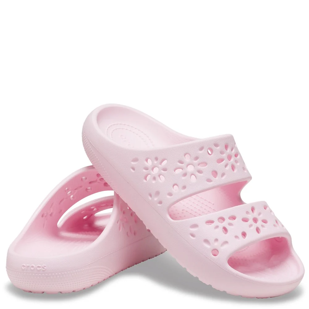 Crocs Unisex Classic Floral Cut Out Sandal - Image 6