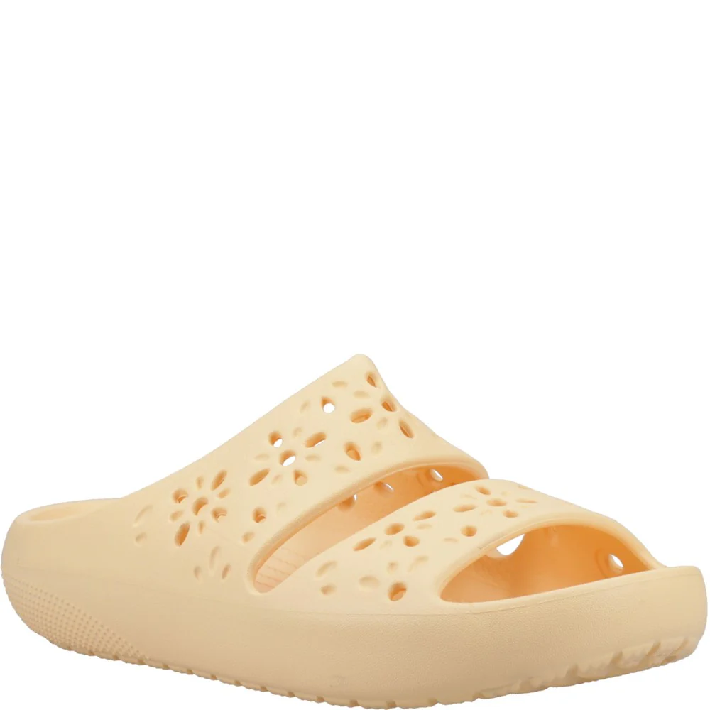 Crocs Unisex Classic Floral Cut Out Sandal