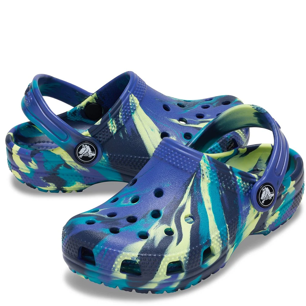 Crocs Kids Classic Marbled Clogs - Image 3