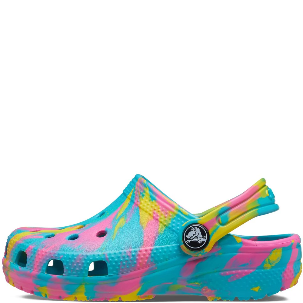 Crocs Kids Classic Marbled Clog - Image 7