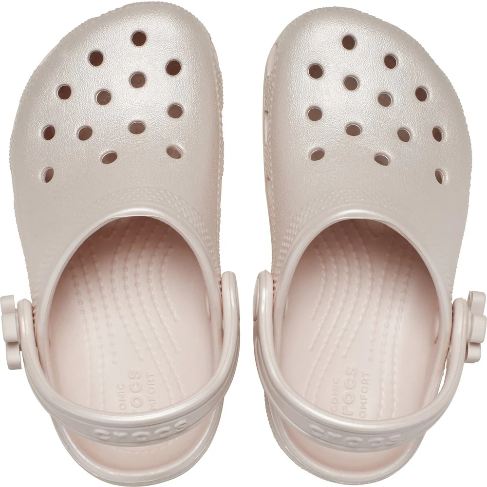 Crocs Toddler Classic Pearl Shine Clogs - Image 5