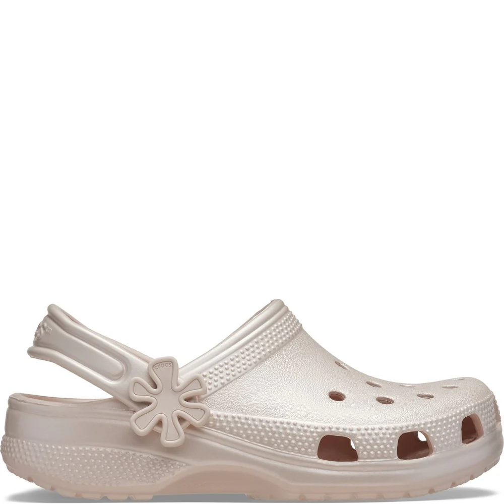 Crocs Kids Classic Pearl Shine Clogs - Image 6
