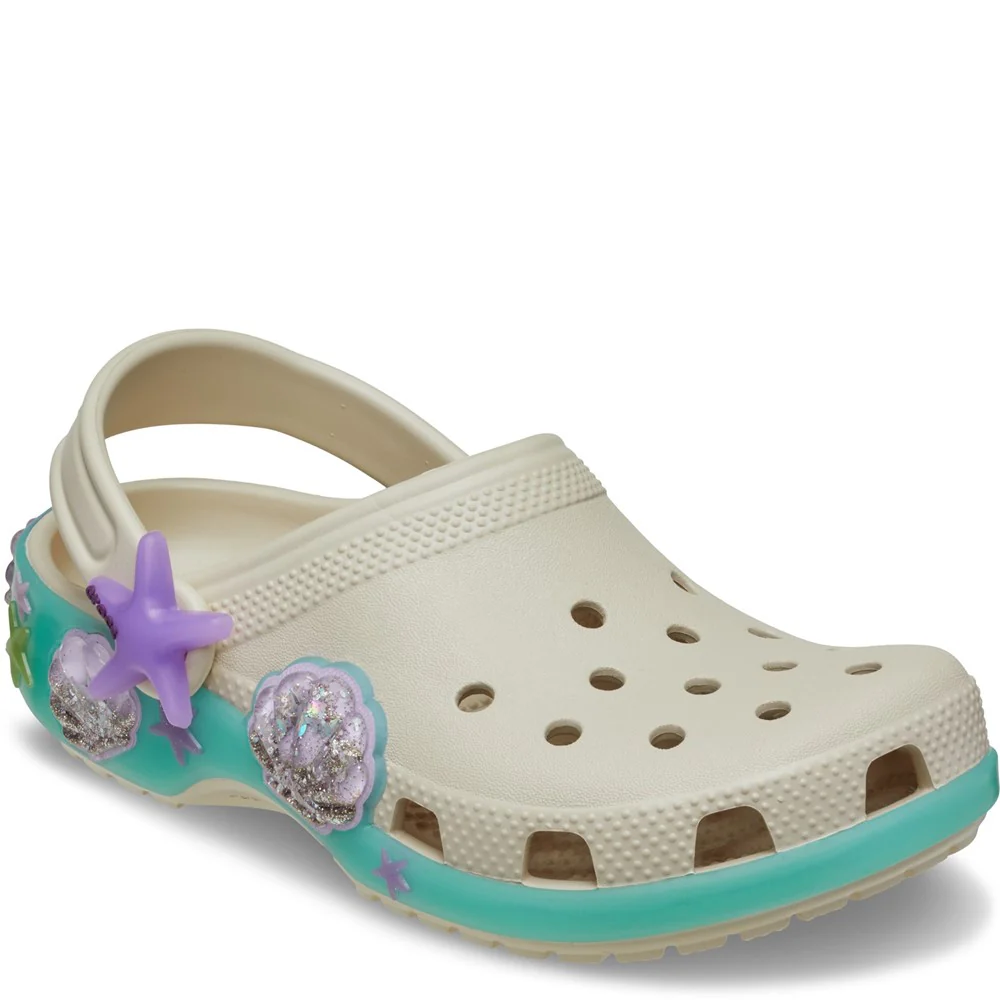 Crocs Toddler Classic Sea Sparkle Clogs